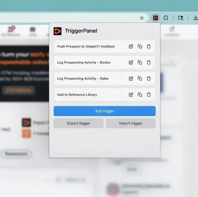 TriggerPanel - Trigger Your Agents and Workflows From Any Webpage